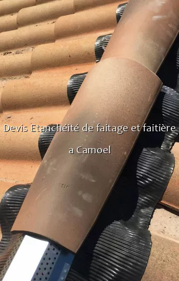 Devis Etanchéité de faitage et faitière a Camoel