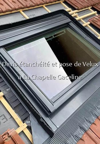 Devis étanchéité et pose de Velux a La Chapelle Gaceline