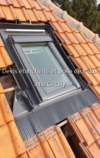 Devis étanchéité et pose de Velux a La Gacilly