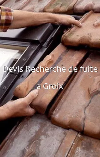 Devis Recherche de fuite a Groix