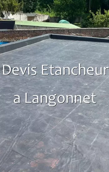 Devis Etancheur a Langonnet