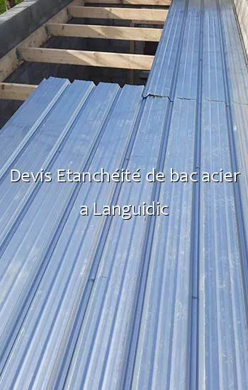 Devis Etanchéité de bac acier a Languidic