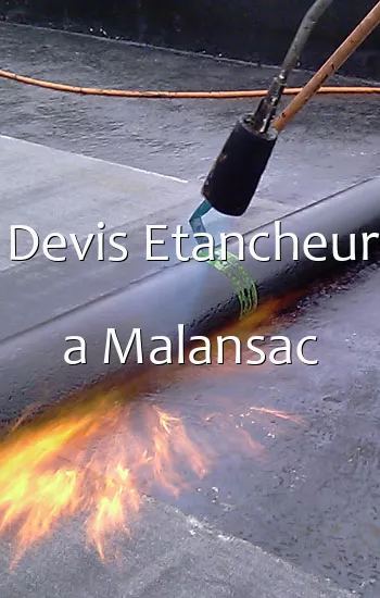 Devis Etancheur a Malansac