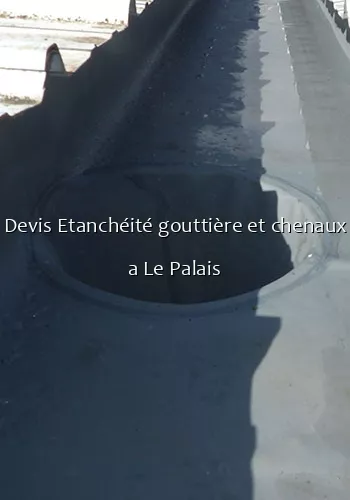 Devis Etanchéité gouttière et chenaux a Le Palais