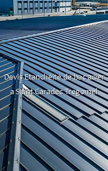 Devis Etanchéité de bac acier a Saint Caradec Tregomel