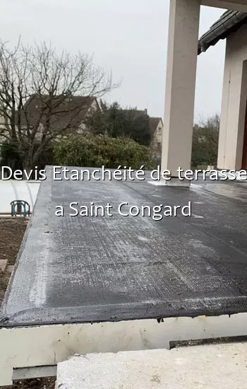 Devis Etanchéité de terrasse a Saint Congard