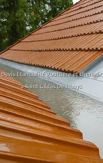 Devis Etanchéité gouttière et chenaux a Saint Gildas De Rhuys