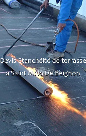 Devis Etanchéité de terrasse a Saint Malo De Beignon