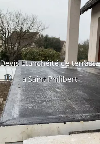 Devis Etanchéité de terrasse a Saint Philibert