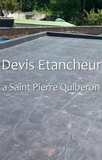 Devis Etancheur a Saint Pierre Quiberon