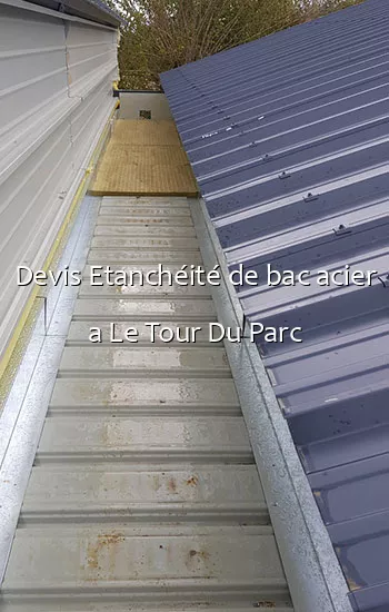 Devis Etanchéité de bac acier a Le Tour Du Parc